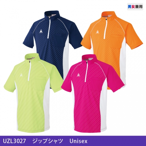UZL3027　ジップシャツ